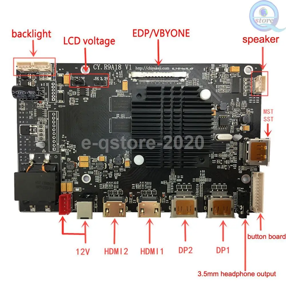 Salvage 27" imac A1419 A2115 5K Panel LM270QQ1-SDA2/SDB1/SDC1/SDD1/SDF1/SDA3...-2HDMI+2DP LCD Controller Driver Board Monitor Ki 2