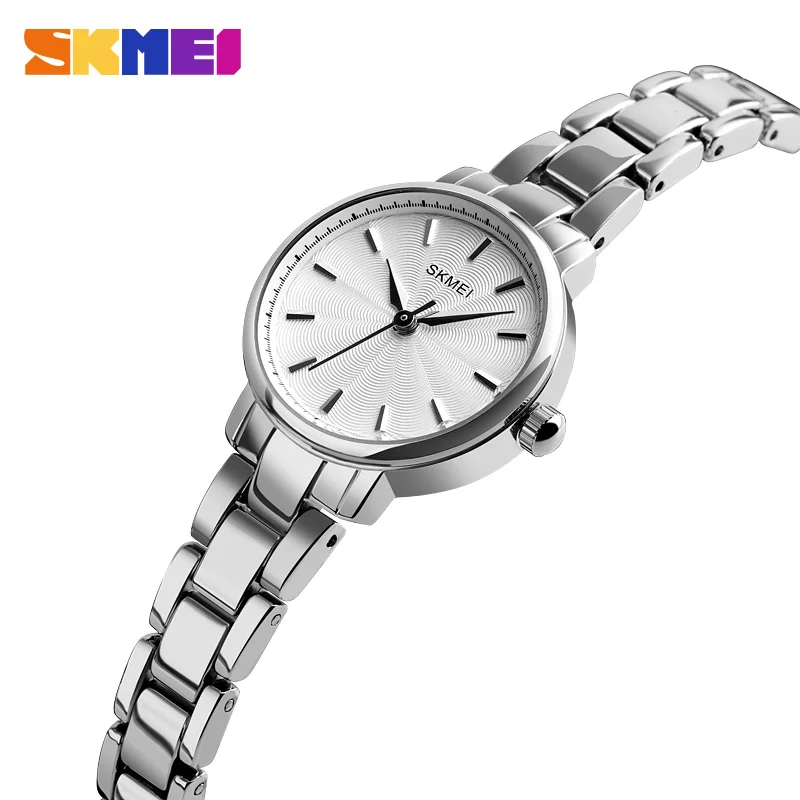 

SKMEI 1410 Women Fashion Ladies Watches Wrist Waterproof Stainless Steel Women Watches Luxury Montre Femme Quartz Watch