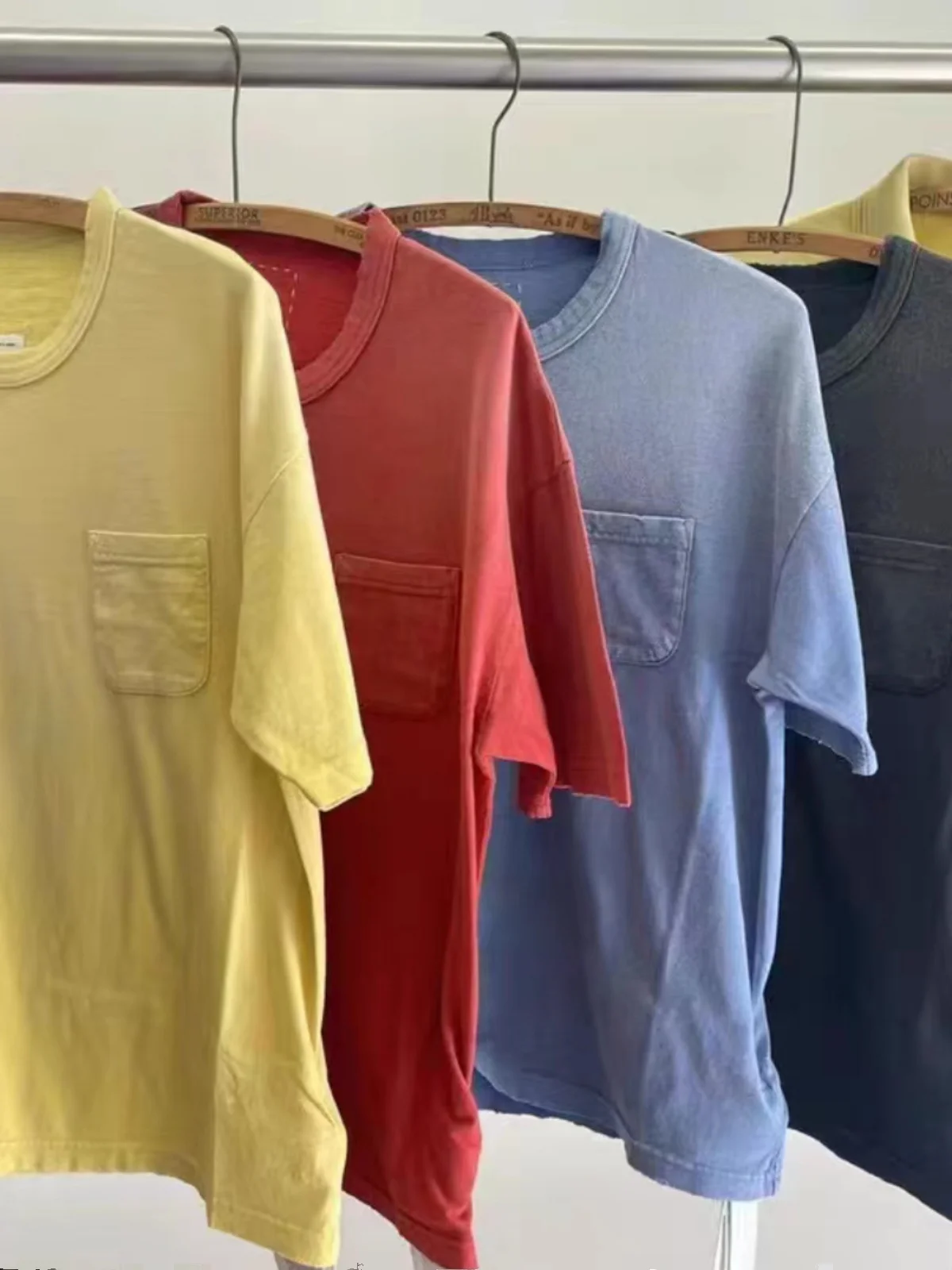 

Футболка с коротким рукавом VISVIM FIL 23SS аварийная футболка в стиле Джамбо летний день тренд Накамура разрушение раздражение