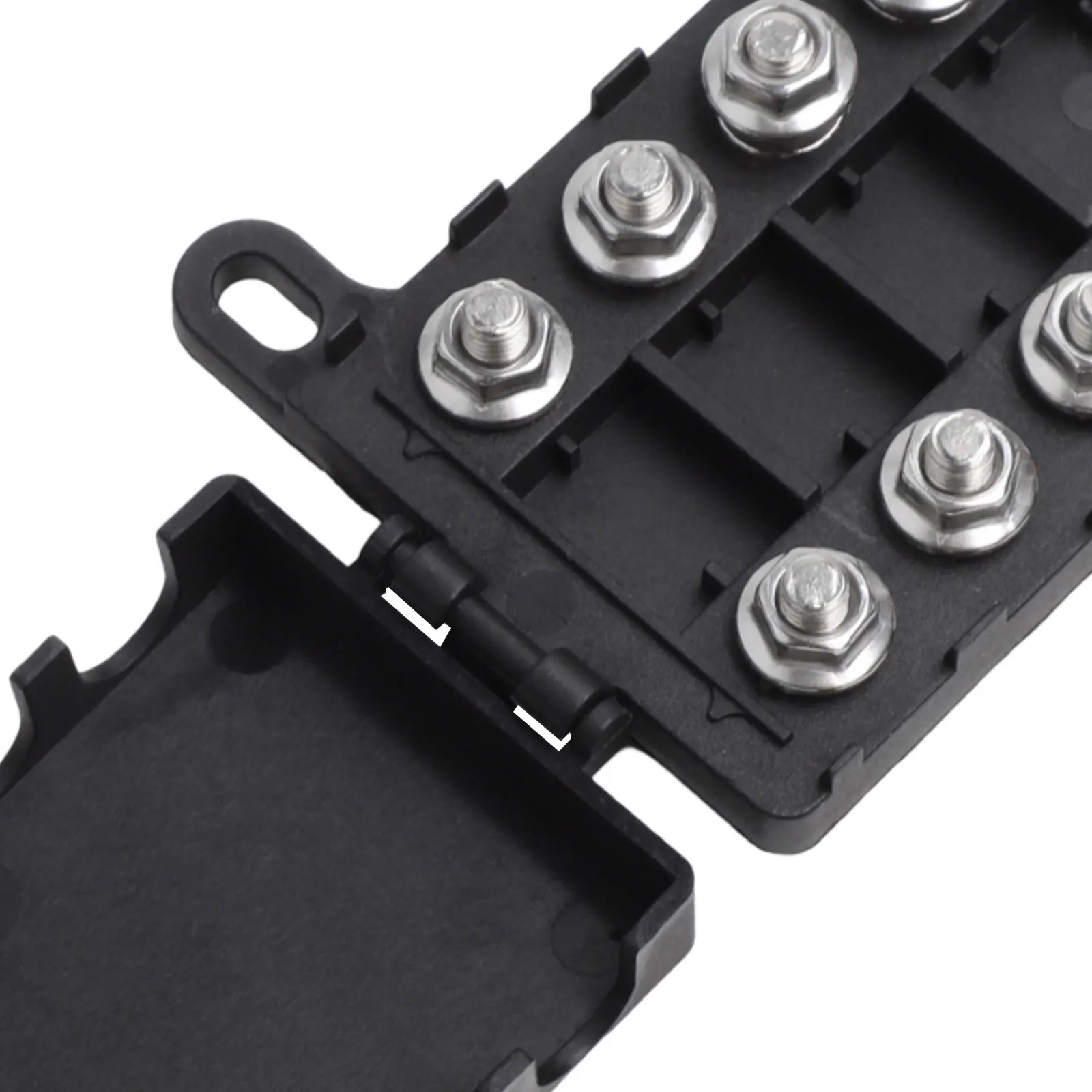 Car Fuse Holder Block 4 Way For Midi Fuse Holder Block 200A Max 4 Fuses 8 Lugs Dual Battery Setups 4x4 Car Accessories