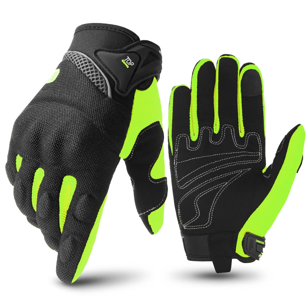 Breathable Touch Screen Motorcycle Racing Gloves - Summer Sports Protective Gear