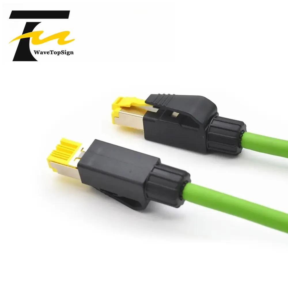 웨이브탑사인 고유연성 산업용 이더넷 케이블, 프로피넷, 이더캣, 캔오픈 이더넷 프로토콜 지원