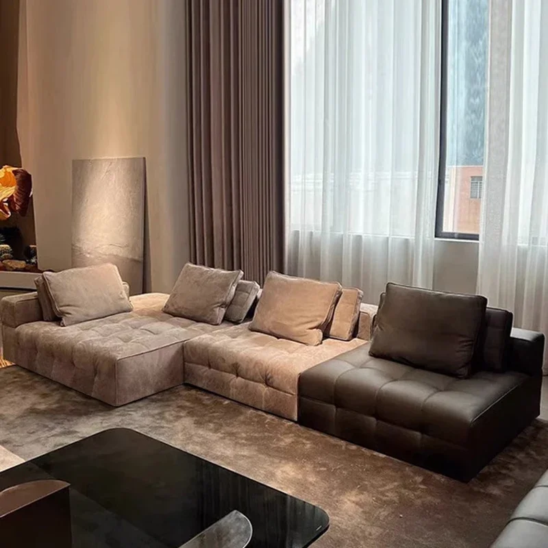 

Design Lounge Sofa Minimalista Back Rest Hotel Creative Restaurant Sofa Tatami Back Rest Luxury Devano Letto Lounge Furniture