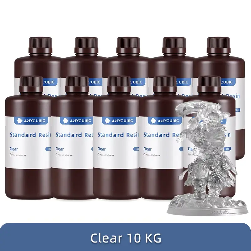 ANYCUBIC 1kg/10kg Liquid Photopolymer Standard Resin 405nm UV Resin For 3D Printer LCD Printing Resin Material For Photon Mono - Image 25