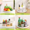 Rotating Organizer Non-Skid Spinning Rack for Cabinet Pantry Storage Tray For Kitchen Fridge Bathroom Makeup Vanity Countertop 6