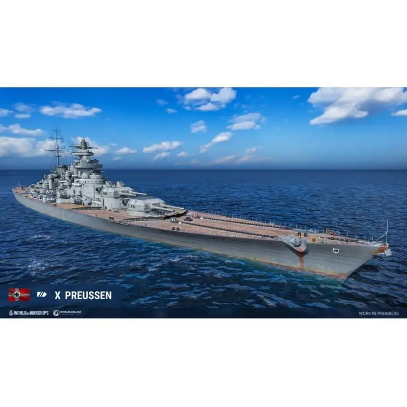 

Модель немецкого уровня 1/700 Preussen, модель с 3D печатью, собранная игрушка, хобби, модель корабля, хобби, 14 + лет