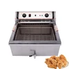 Deep Fryer with Basket Commercial 20L Electric Countertop Fryer Stainless Steel Deep Fryers French Fries Machine for Restaurant 1