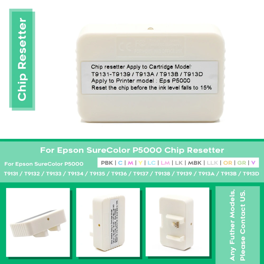 T913 Chip Reset For Epson SureColor P5000 Original ink Cartridge