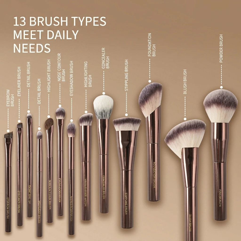 Deluxe Multifunctional Makeup Brush Collection