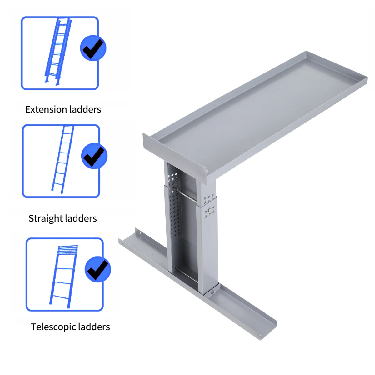 Ladder Leveler Ladder Leg Stabilizer Stair Leveling Extension Tool Security Stair Aide Foldable Design Corrosion Resistance