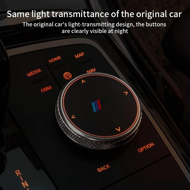 PC 자동차 멀티미디어 단추 커버 대형 손잡이 스티커, BMW F31 F30 F10 F11 E70 F25 F01 F02 F26 F23 F45 G01 G30 G20 G05