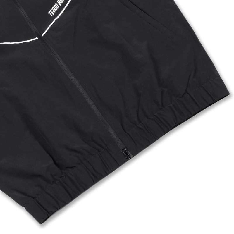 Unisex Black Track Jacket 4