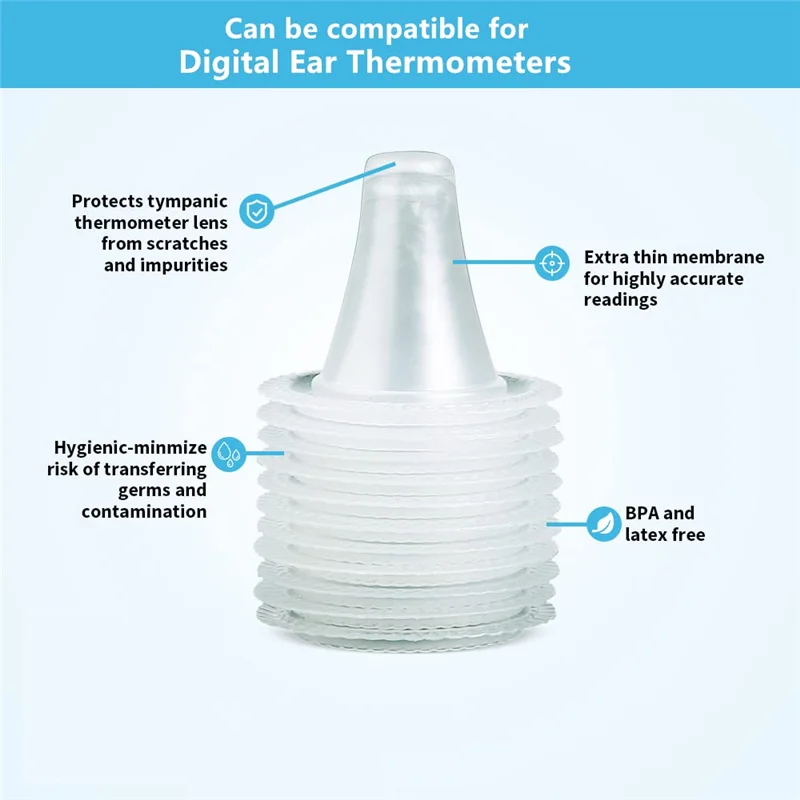 Universal Disposable Ear Thermometer Probe Covers (200 Pcs)