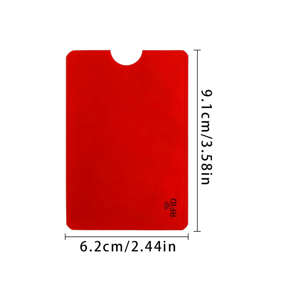 1/5Pcs Rfid Card Holder Anti Thief Aluminium Blocking Protect Case Cover Bank Credit Cards Cover Safety Smart Reader Storage Bag