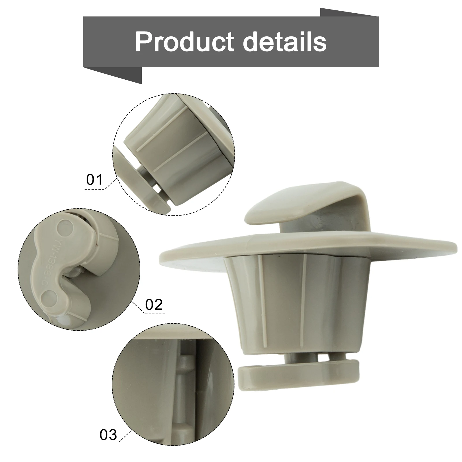 Per Volvo 18-20 Accessori Per Auto Gancio Appendiabiti 18-20 Modelli Xc40 Abs Nero 15-20 Modelli Xc90 Hot 2 Pezzi/2 Pezzi Durevole