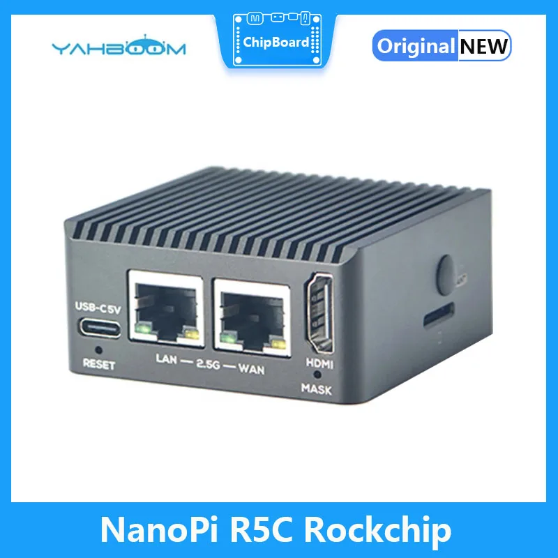 

NanoPi R5C Rockchip RK3568 двойной 2,5G Ethernet порт Поддержка M.2 WiFi модуль HDMI2.0 Linux/Openwrt/Debian/Ubuntu