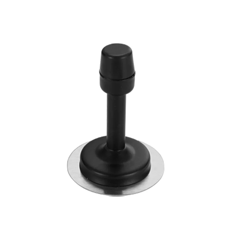 Stainless Steel Door Stops Wall Mounted Door Stopper with Rubber Holder and Catch Floor Fitting with Screws for HomeBedroom door stopper