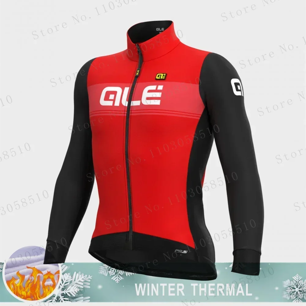thumbnail image 1 of AIE Nuevo Conjunto de Jersey de Ciclismo de Polar Térmico de Invierno 2024 de Manga Larga Ropa de Ciclismo para Hombre Ropa de Ciclismo maillot Ciclismo, 1 of 5