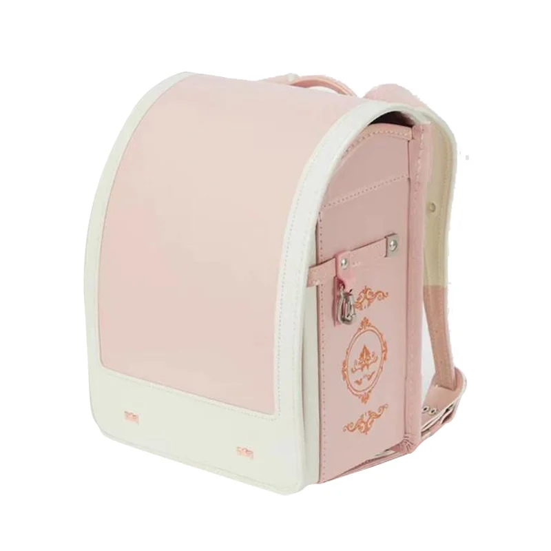 

Brand Japanese Schoolbag Children Backpack for Kids Book Bags PU Embroidered Eagle A4 Mochila Infantil Orthopedic School Bag