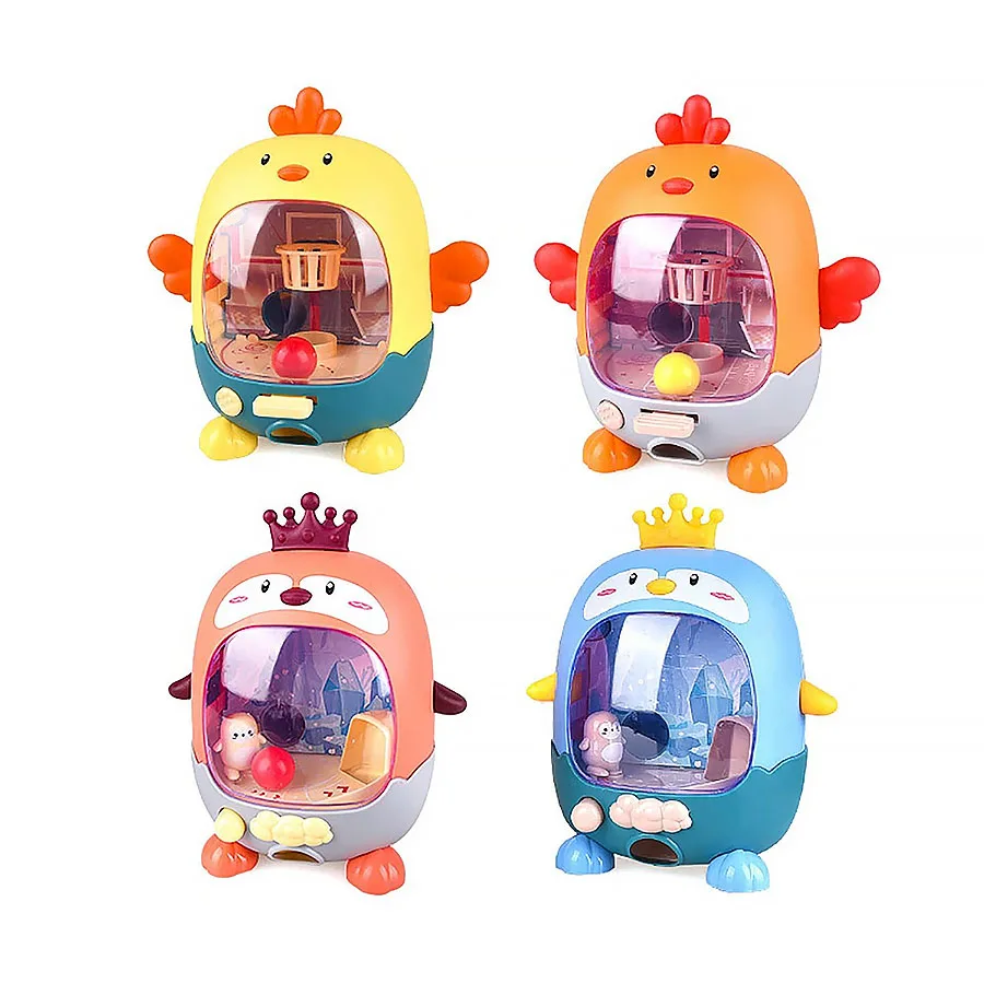 Children's board game Chick Penguin football shooting toy Finger ejection interactive educational toy 2