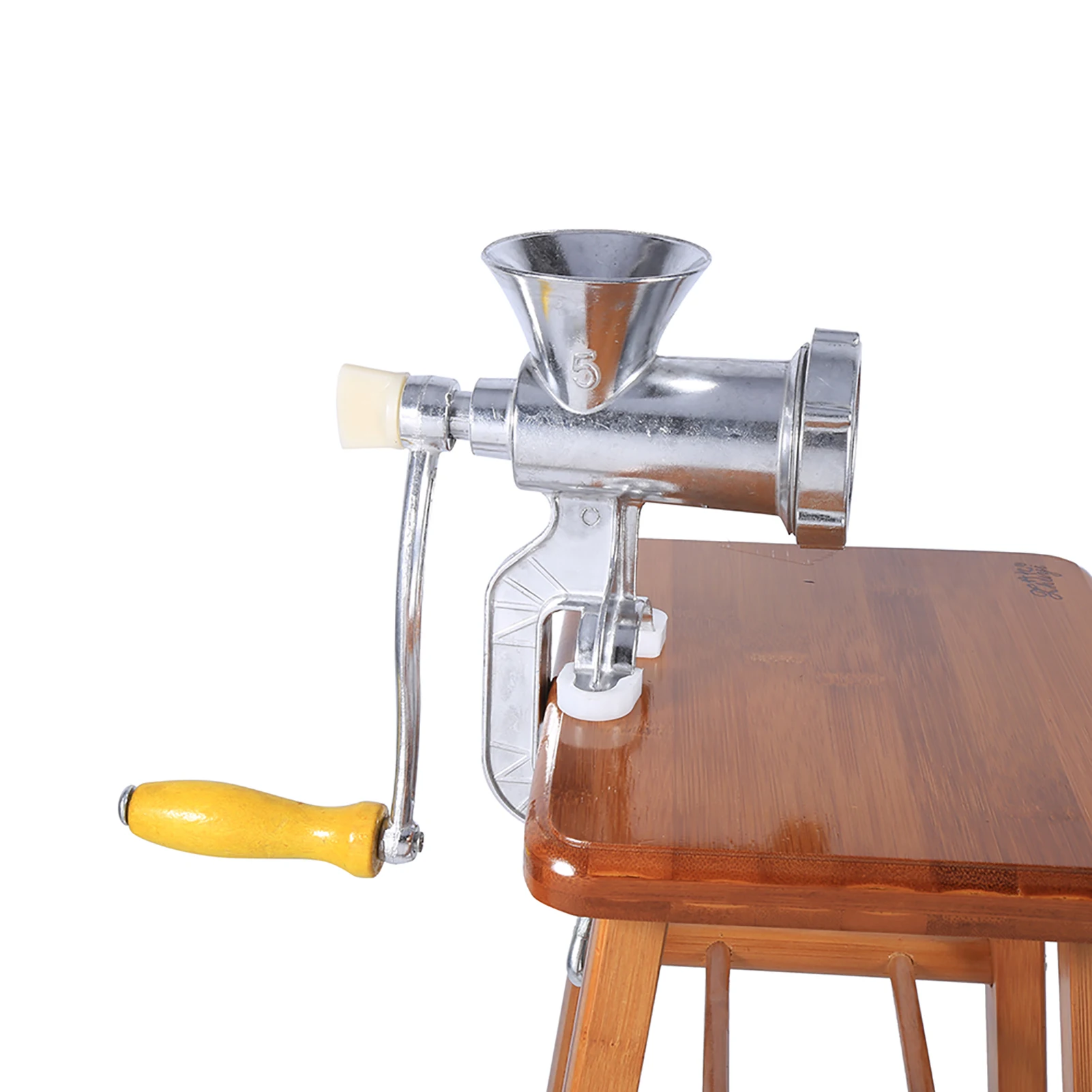Home Kitchen Tool Aluminium Alloy Hand Operate Manual Meat Grinder Sausage Beef Mincer Table Kitchen Home Tool