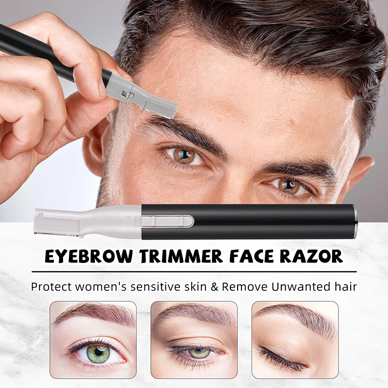 Eyebrow Shaver Hair Remover Facial Trimmer Mini Electric Shaver Hair Remover Facial And Neck Blur Lips Body Arms And Legs