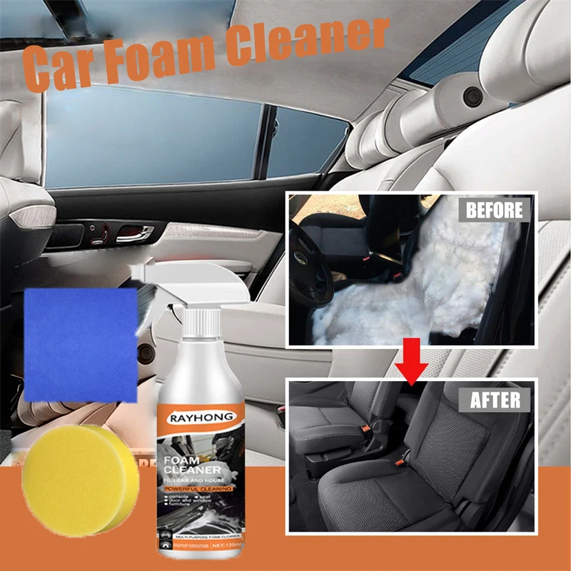 250ML Multi-Purpose Foam Cleaner Leather Clean Wash Automoive Car