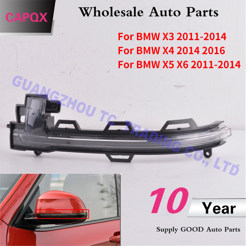 Capqx High Quanlity Outer Rearview Mirror Led Turn Light Signal Lamp