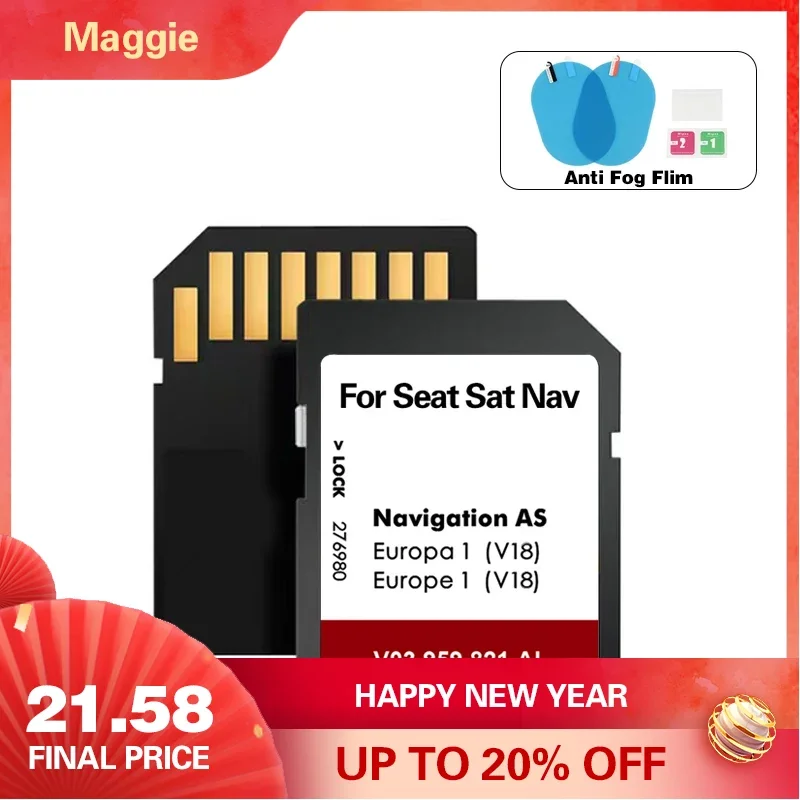 Seat As V18 Mib2 Gen 2 Sd Card Leon Ateca Ibiza Toledo Alhambra Uk Eu 2023 Versione Mappe