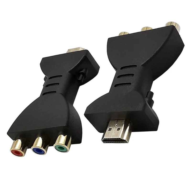 HD player Connect TV Adapter Connector HDMI-Compatible to AV 3RCA
