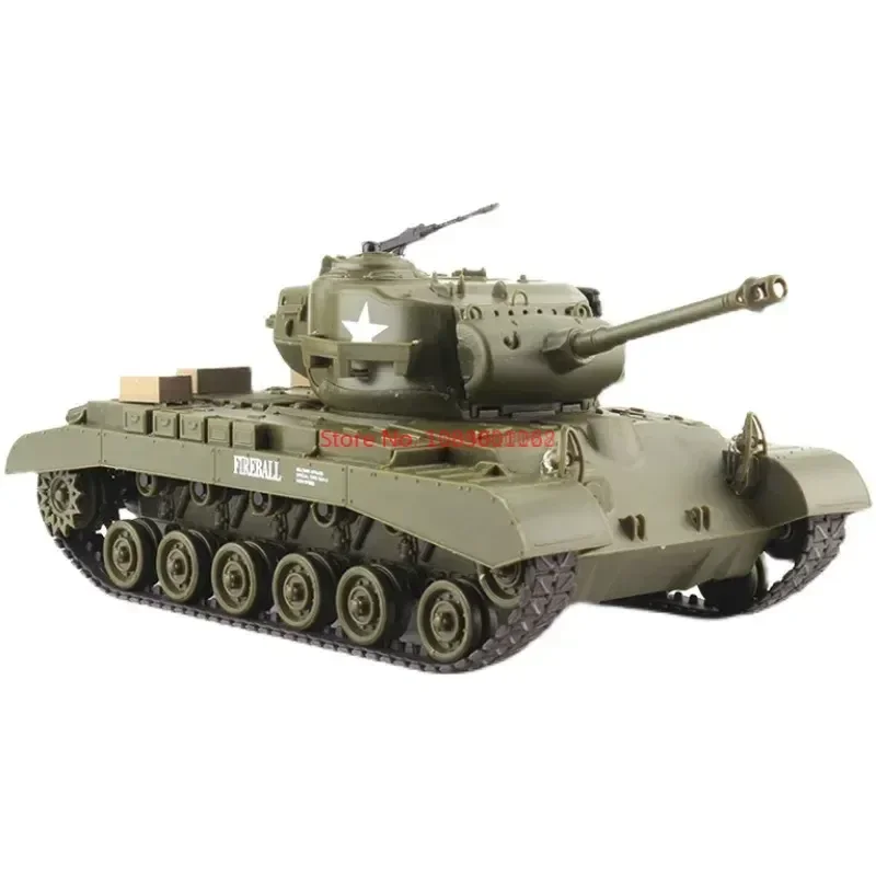 Rc 배틀 팬저 리모컨 Rc 탱크, Henglong 1/30 셔먼 대 퍼싱 적외선 배틀 탱크, 미국 어린이 모델 탱크, 2.4ghz