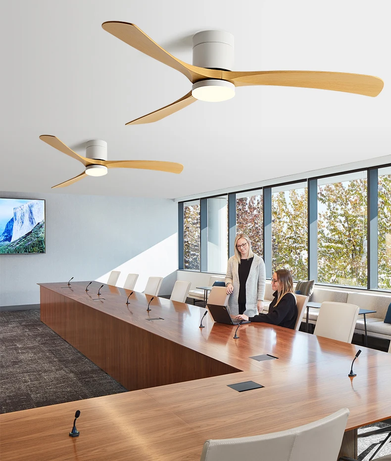 38/46/52/56 Inch Ceiling Fan with Light Super-Silent Ideal for Bedroom Dining Living Room & Office with remote
