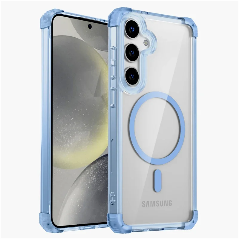 Shockproof Armor Transparent Case with Magsafe Compatibility