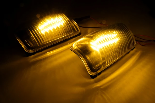 Lente Indicatore Specchietto Retrovisore Per Ford Transit MK8 2014+, Trasparente, In ABS, Per Lato Sinistro O Destro - Foto 7