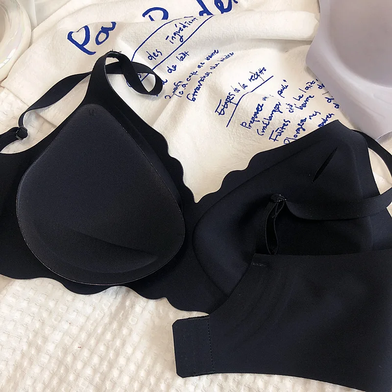 Only A Bra, Macaron Girl Clash-Colored Jelly Strip Bralette, Wireless  Fashion Sexy Sleepwear Intimate, Comfortable Seamless Bras