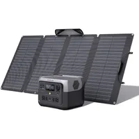 LiFePO4 Portable Power Station, 160W Solar Panels, An Output Power of Up to 1000W Using A Solar Generator, 512Wh Long Life 1