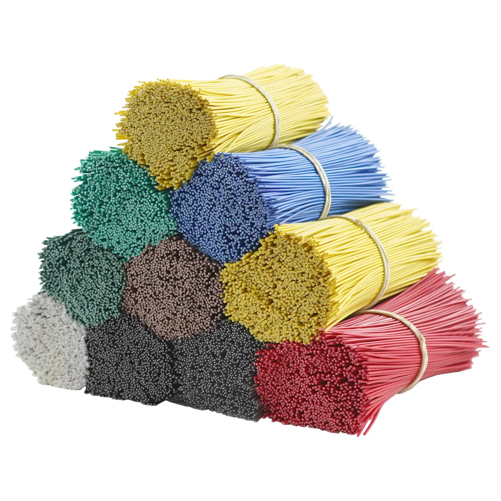 100PCS Round Gardening Plastic Colorful Twist Ties with Iron Core