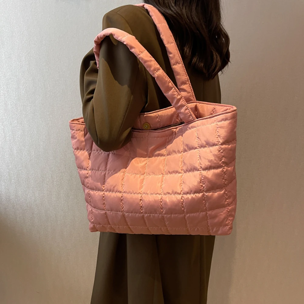 Quilted Autumn Winter Women Tote Bag