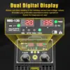 135A MIG Welder 110V Flux Core MIG Welder/Lift TIG/Stick 3 in 1 Welding Machine with Synergy Control Gasless Portable 3