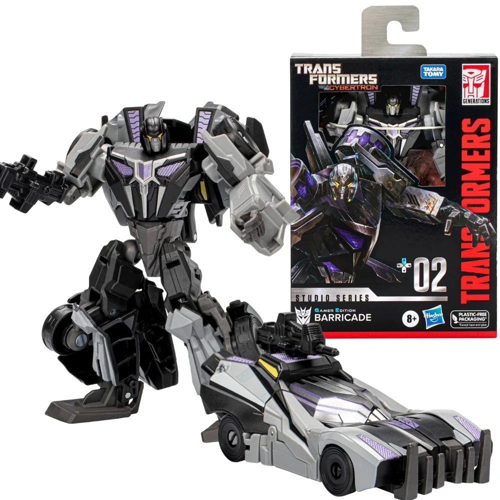 

In Stock Transformers Studio Series Gamer Edition 002 SS GE02 Deluxe Barricade Action Figure Model Toy Collection Hobby Gift