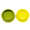 Solid Color Pet Bowl Plastic Dog Bowl Cat Round Single Bowl Thickened Eco-Friendly Dog 사발 Pet Supplies Dog Accessories 5