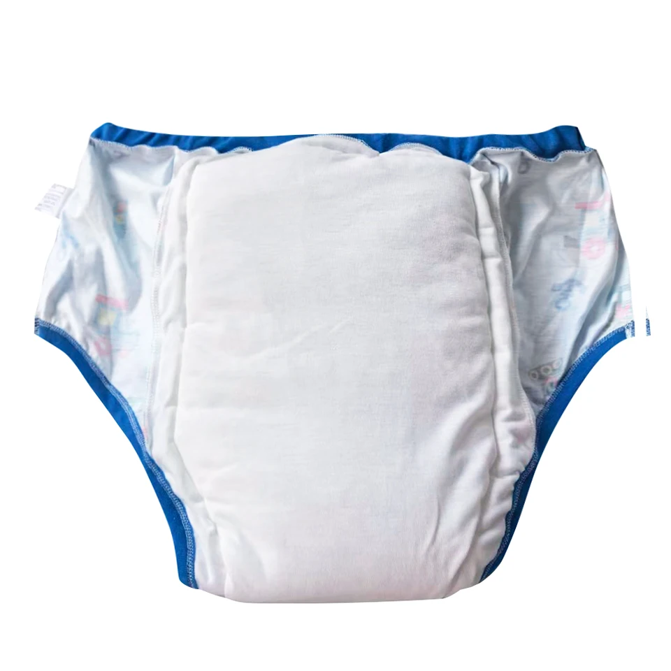 Adult Baby Reusable Diapers Panties Potty Training Pants For Boy Girl Ecological Cloth Diaper Washable Toilet Adult Cotton Nappy - 2