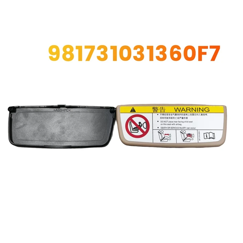 Car Sun Visor Vanity Mirror Cover 981731031360F7 For Porsche 718 911 Boxster Carman 2013- Make-Up Mirror Panel