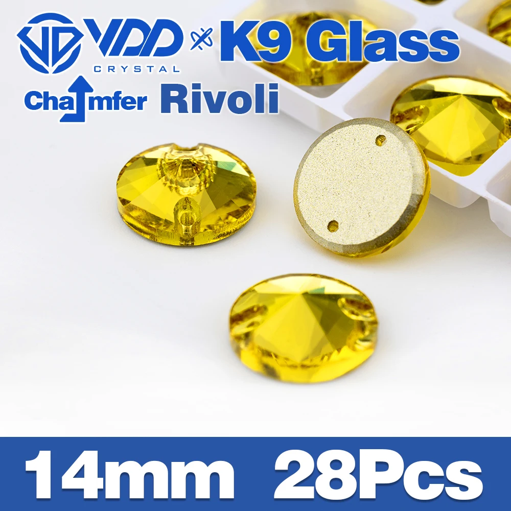 VDD S105 Sun.Topaz Fasze Top Qualität K9 Glas Nähen Auf Strass Kristall Nähen Flatback Steine Für Kleidung Kleidungsstück Kleid – Detail 33