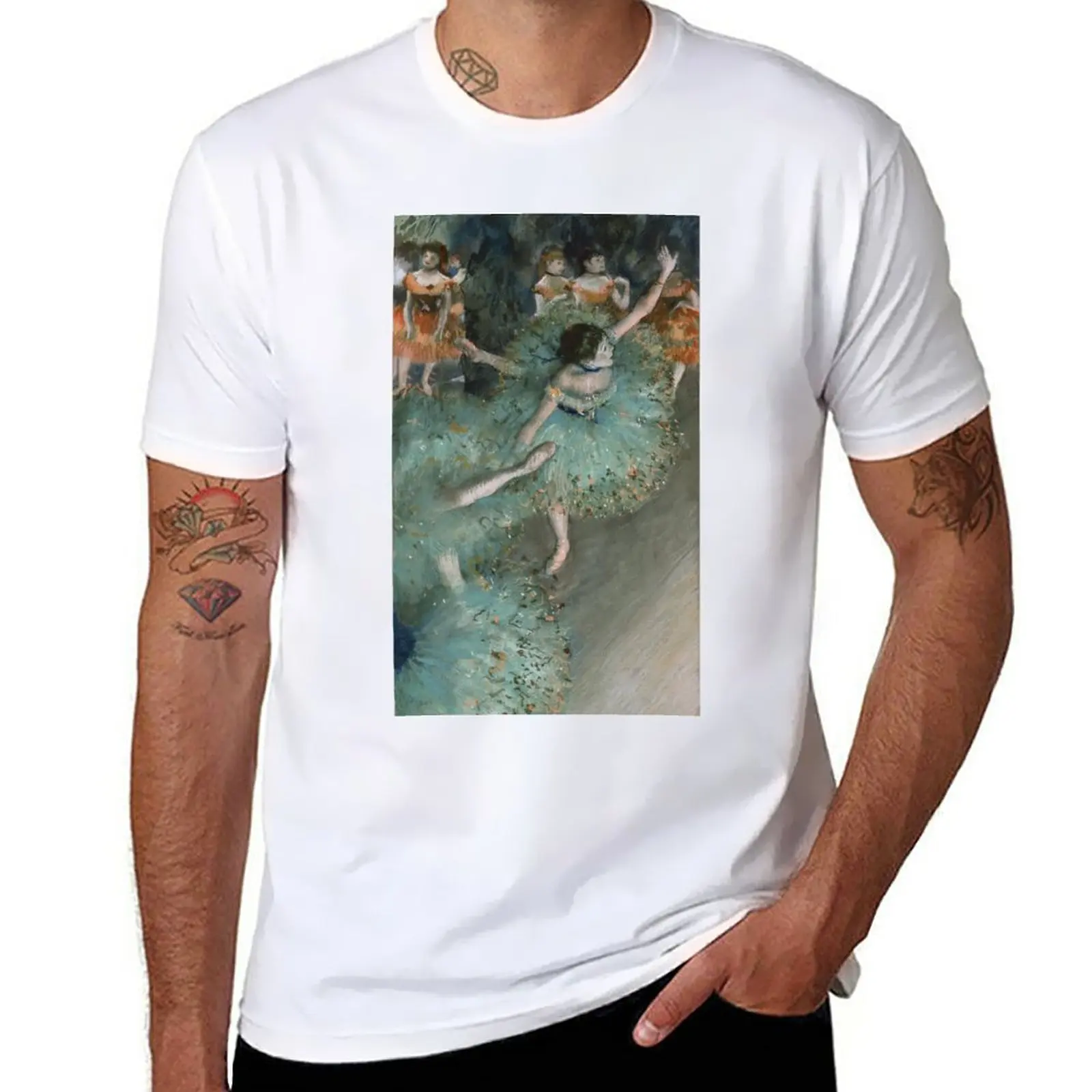

Swaying Dancer by Edgar Degas T-Shirt kawaii clothes new edition T-shirts for men cotton