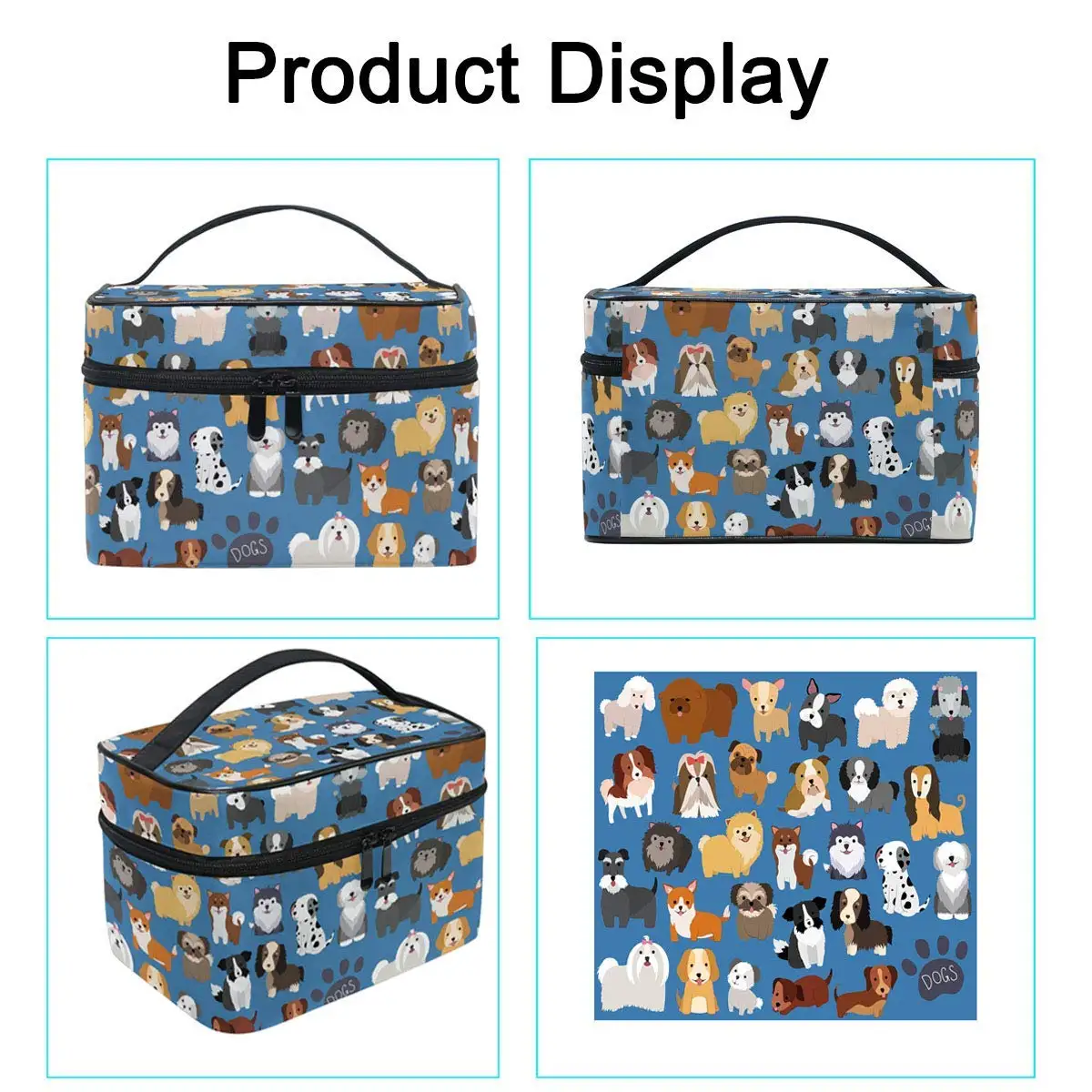 Borsa Trucco Cartoni Animati: Set Portacipria Con Portachiavi, Idea Regalo Per Ragazze