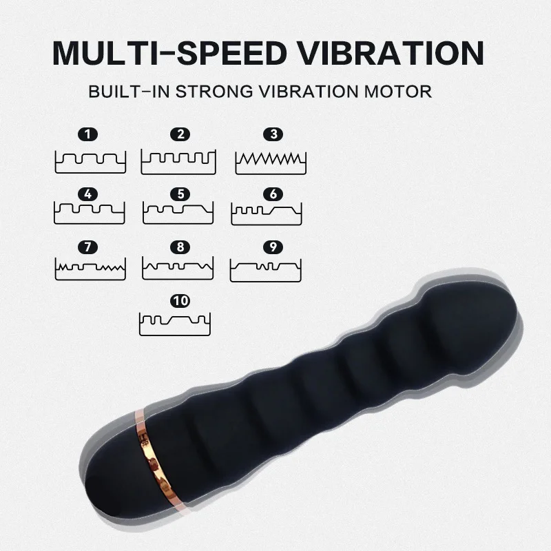 Realistic Rabbit Vibrator Silicone G-spot Clitoral Stimulator_voghion.com
