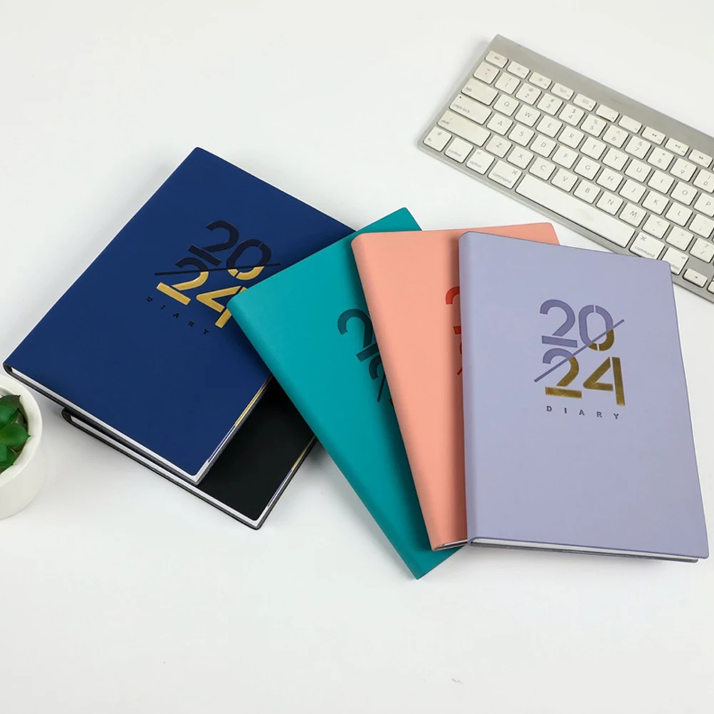 

Блокнот А5 2024, ежедневник на календарь в EN & SP Cuadernos 365, список дел, дневник, ежемесячные аксессуары для офиса и школы