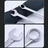 Combination Ratchet Wrench Set Chrome Vanadium Steel Spanner with Bag Multitool Hand Tools Wrench Set Car Repair Tools 4