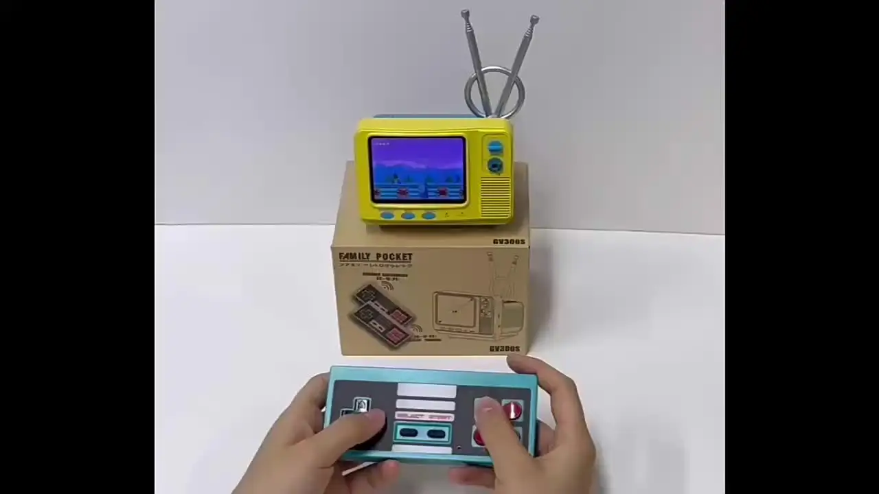 GV300 retro bookshelf TV game console 3.0 Inch Handheld Game